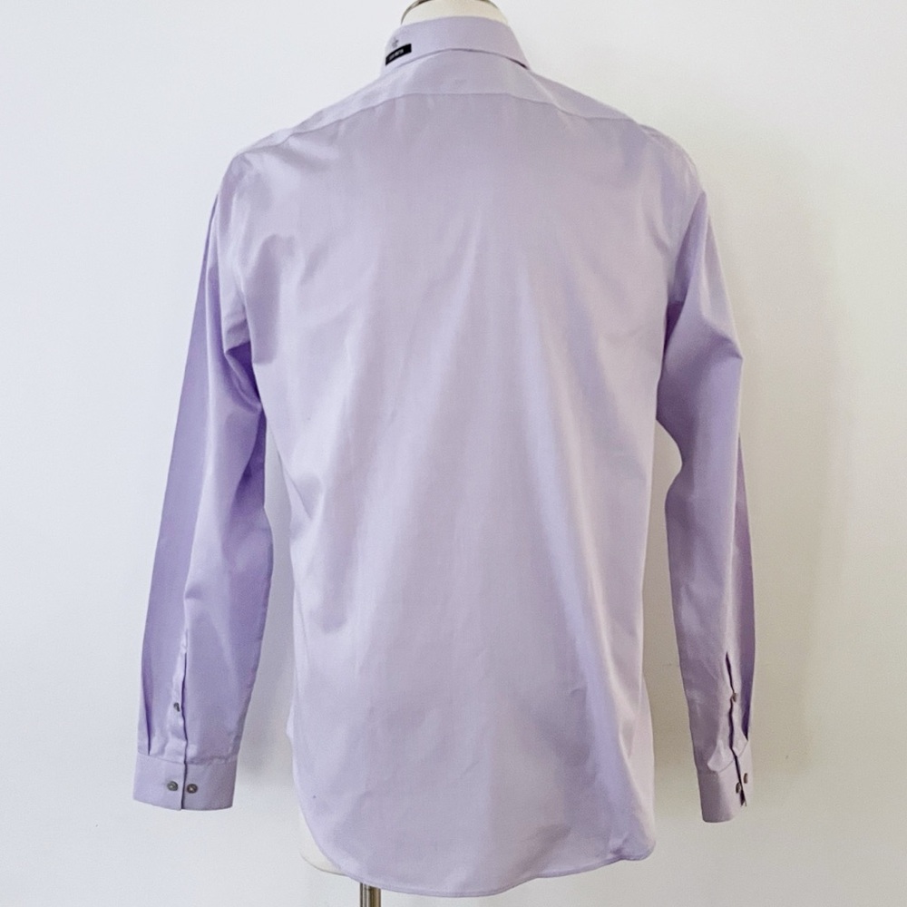 Calvin Klein Lilac Men's Dress Shirt (Large 16 1/5) - Picture 4 of 7